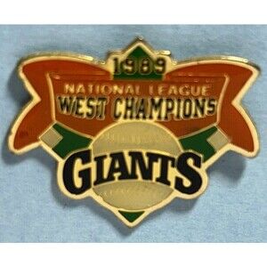 1989 San Francisco Giants National League West Division Champions Pin